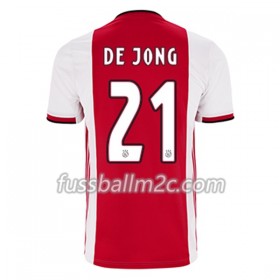 Fußballtrikots Ajax Amsterdam Frenkie de Jong 21 Heim Trikotsatz 2019-2020
